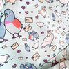 Mini Minty Blue Backpack - Carrier Pigeons - Freshie & Zero Studio Shop