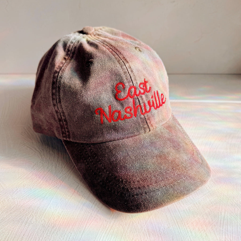 East Nashville Cursive Baseball Dad Hat - Freshie & Zero Studio Shop