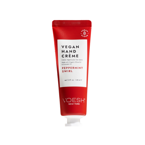 Limited Edition Peppermint Swirl Vegan Hand Crème 1.5oz: Single - Freshie & Zero Studio Shop
