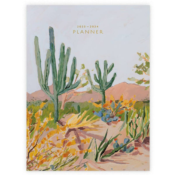 Cactus Oasis Mini 17 month Planner by Seedlings - Freshie & Zero Studio Shop