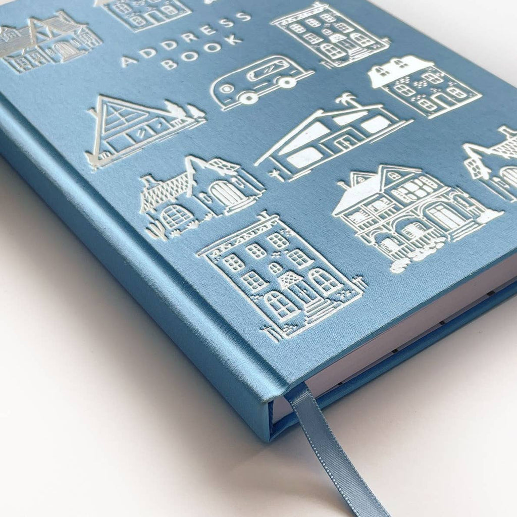 Houses Address Book (Blue) by Idlewild - Freshie & Zero Studio Shop