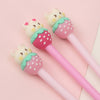 Strawberry Bunny Gel Pens - Freshie & Zero Studio Shop