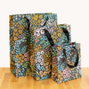Black Floral Gift Bag - Freshie & Zero Studio Shop