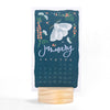Butterfly Garden 2026 Mini Desk Calendar with Wooden Block - Freshie & Zero Studio Shop