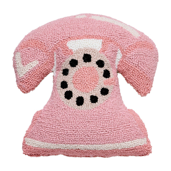 Pink Rotary Telephone Hook Pillow - Freshie & Zero Studio Shop
