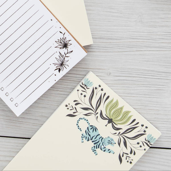 Panther Notepad : 3.5"x8.5" - Freshie & Zero Studio Shop