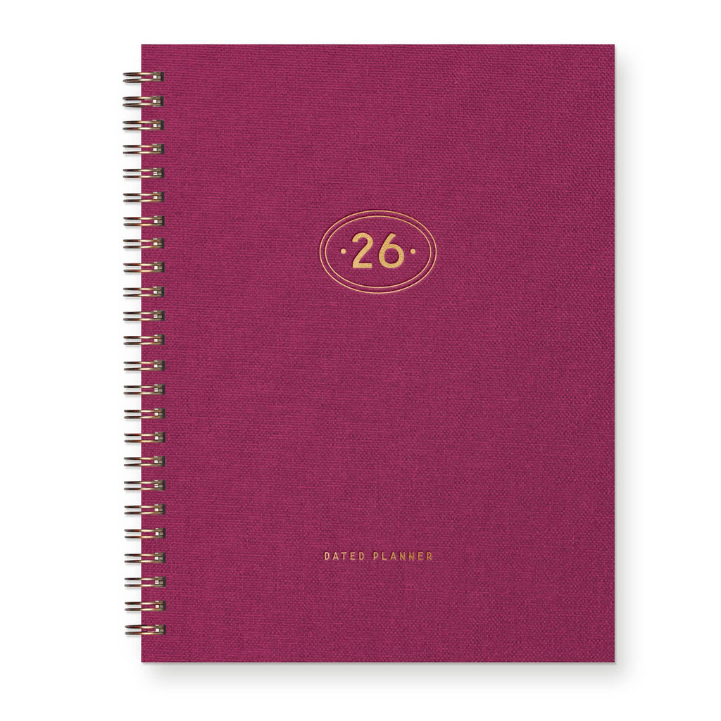 2026 Gold Foil Calendar Year Planner | Mulberry - Freshie & Zero Studio Shop