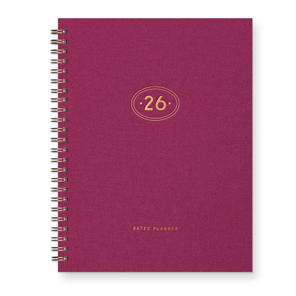 2026 Gold Foil Calendar Year Planner | Mulberry - Freshie & Zero Studio Shop
