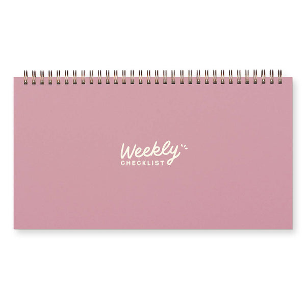 Undated weekly planner from Ruff House Print Shop with checklist pages for organizing weekly tasks and appointments.