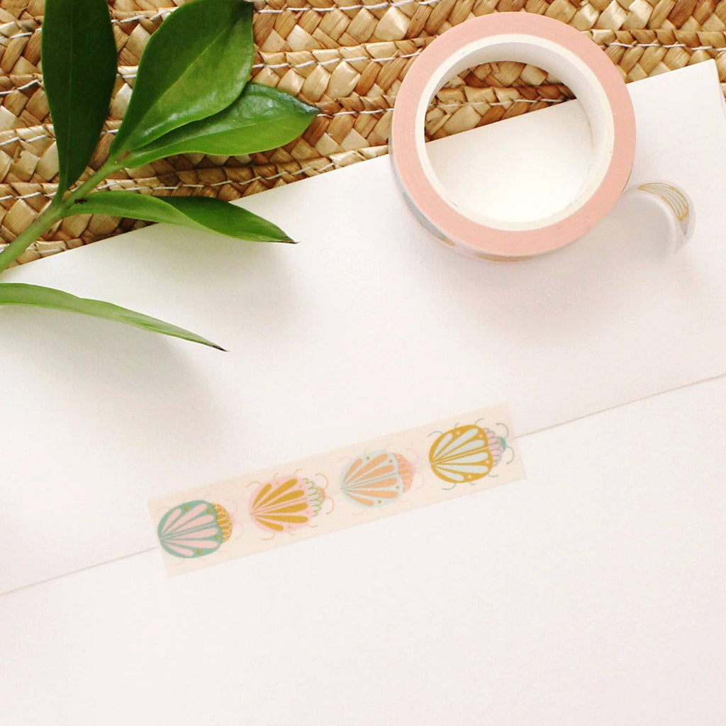 Washi Tape: Folksy Beetles - Freshie & Zero Studio Shop