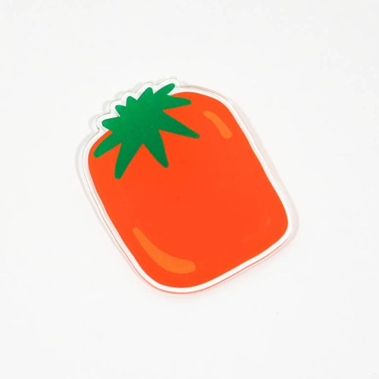Oblong Tomato Acrylic Magnet - Freshie & Zero Studio Shop