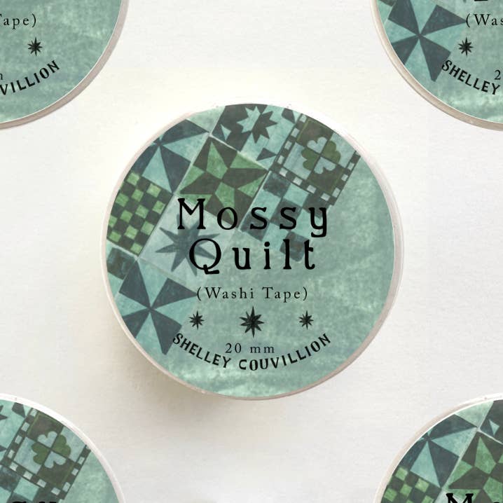 Mossy Quilt Washi Tape - Freshie & Zero Studio Shop