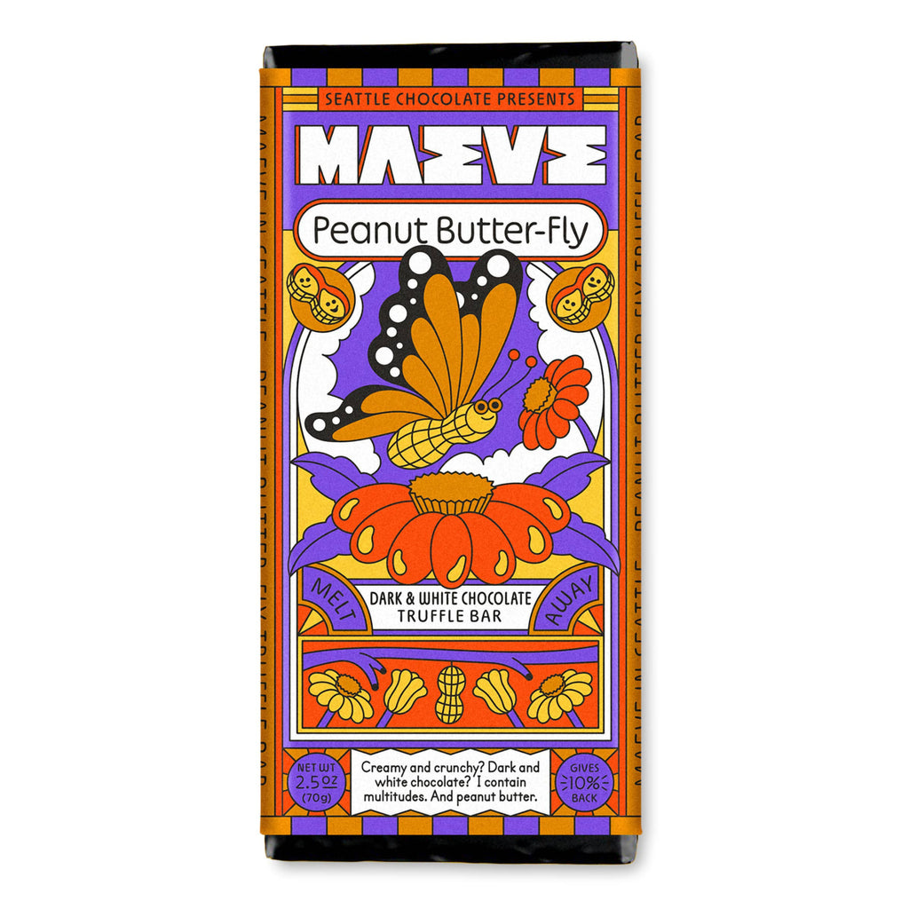 Peanut Butter-fly Truffle Bar - Freshie & Zero Studio Shop