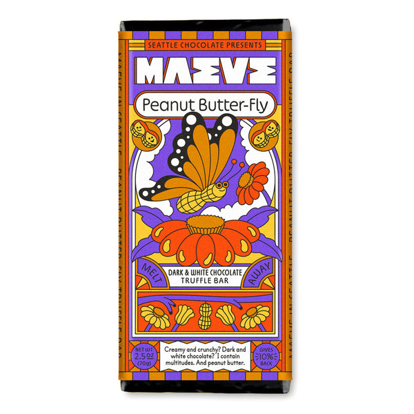 Peanut Butter-fly Truffle Bar - Freshie & Zero Studio Shop