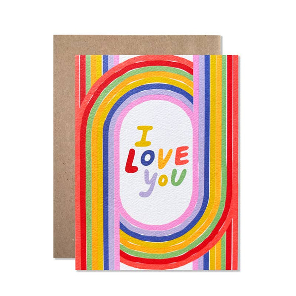 I Love You Arches Card - Freshie & Zero Studio Shop