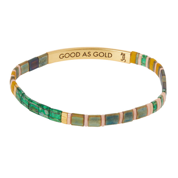 Good Karma Miyuki Bracelet: Good as Gold - Freshie & Zero Studio Shop