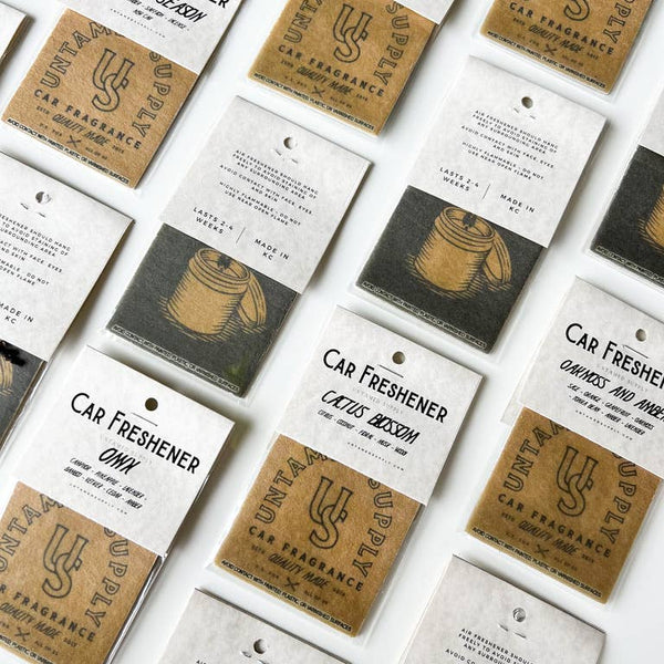 Car Air Freshener: Cactus Blossom - Freshie & Zero Studio Shop