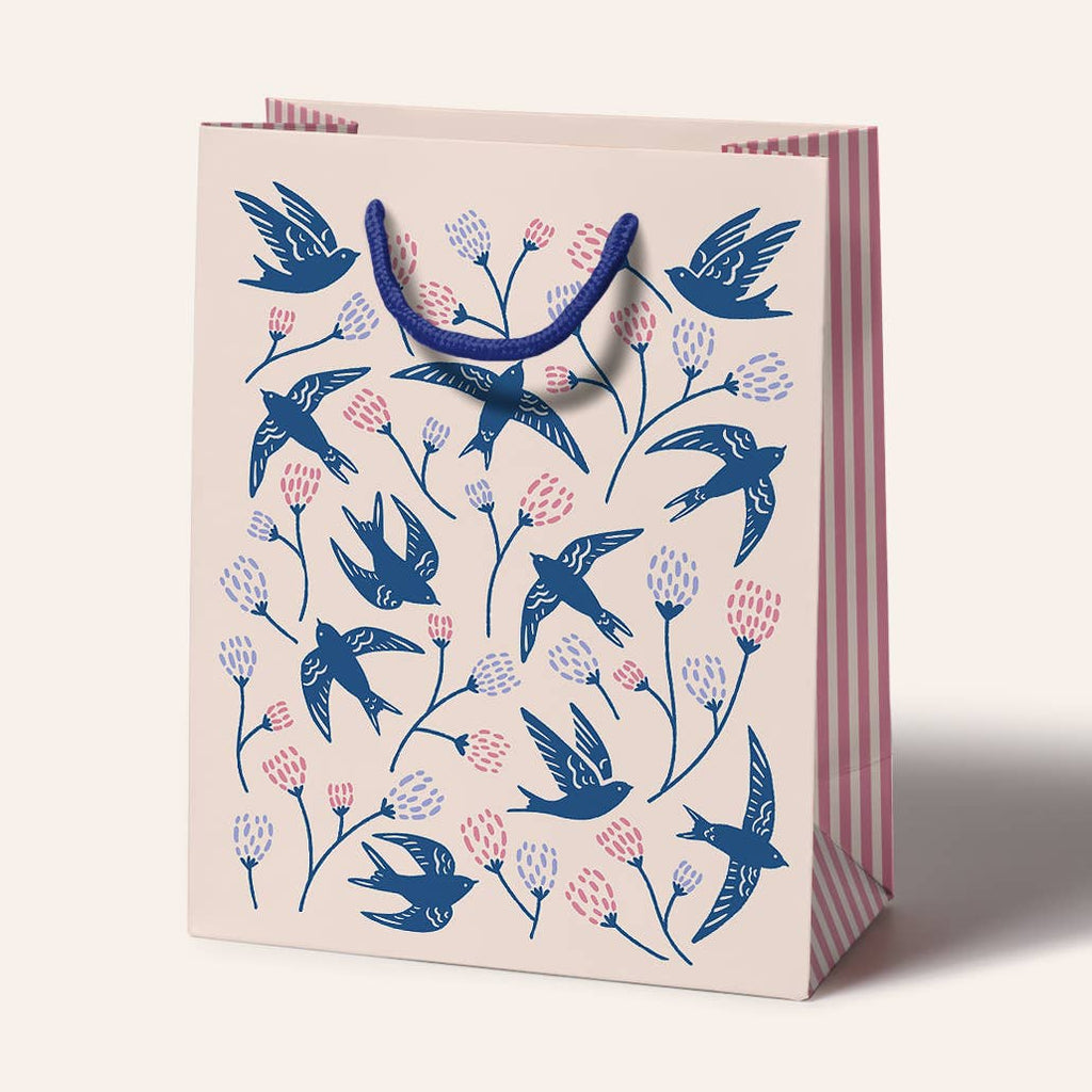Swift Birds Medium Gift Bag - Freshie & Zero Studio Shop