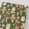 Green Mushroom Pattern Softcover Notebook - Freshie & Zero Studio Shop
