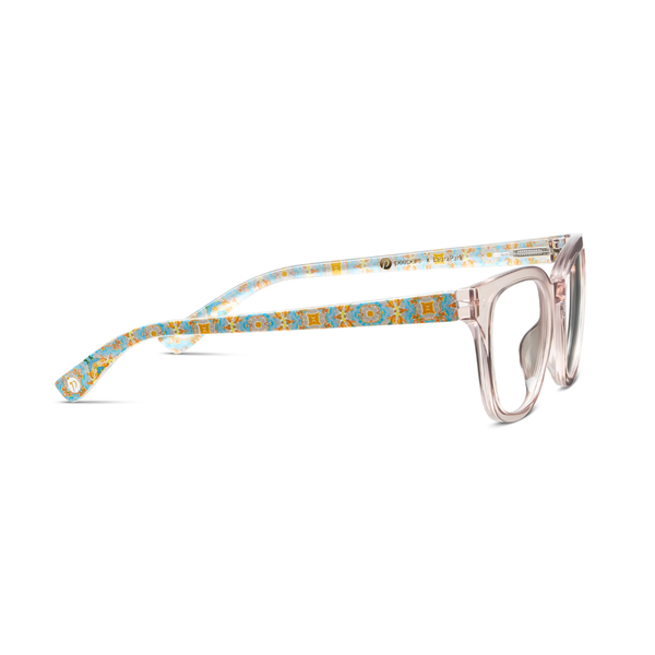 Peepers x Laura Park Reading Glasses: Nola - Gray/Chelsea Orange - Freshie & Zero Studio Shop