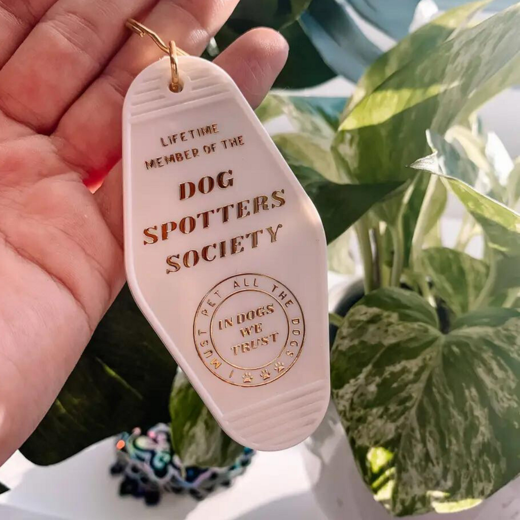 Dog Spotter Society Keychain - Freshie & Zero Studio Shop
