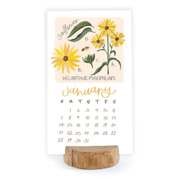 2024 Wildflowers Stump Calendar by 1Canoe2 - Freshie & Zero Studio Shop