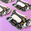 Vintage Sewing Machine Sticker - Freshie & Zero Studio Shop