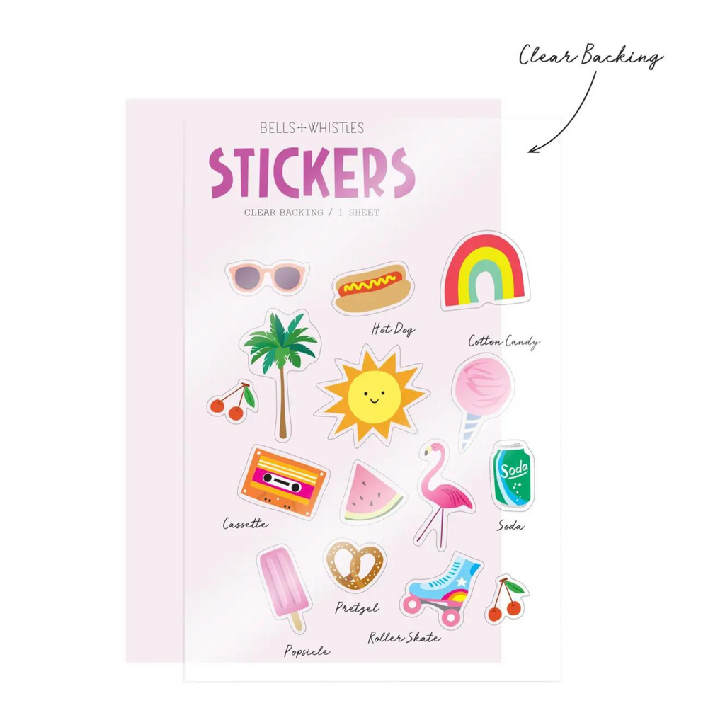Sticker Sheet: Summer Icons - Freshie & Zero Studio Shop