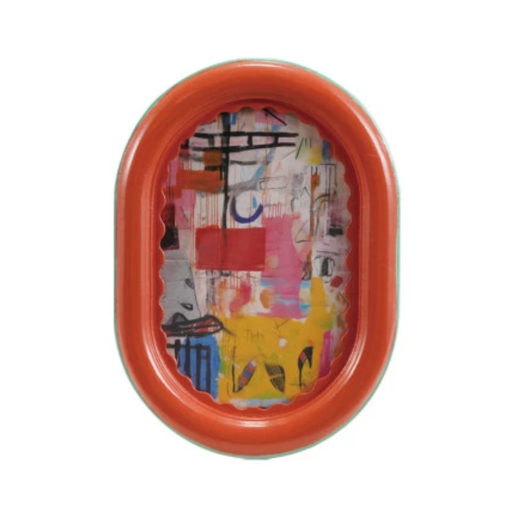 Two Tone Oval Photo Frame - Freshie & Zero Studio Shop