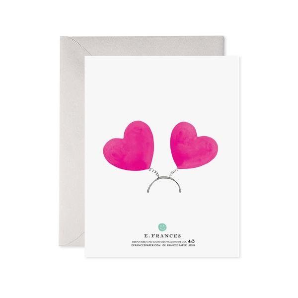 Top Heavy Valentine Bear Card by E.Frances - Freshie & Zero Studio Shop