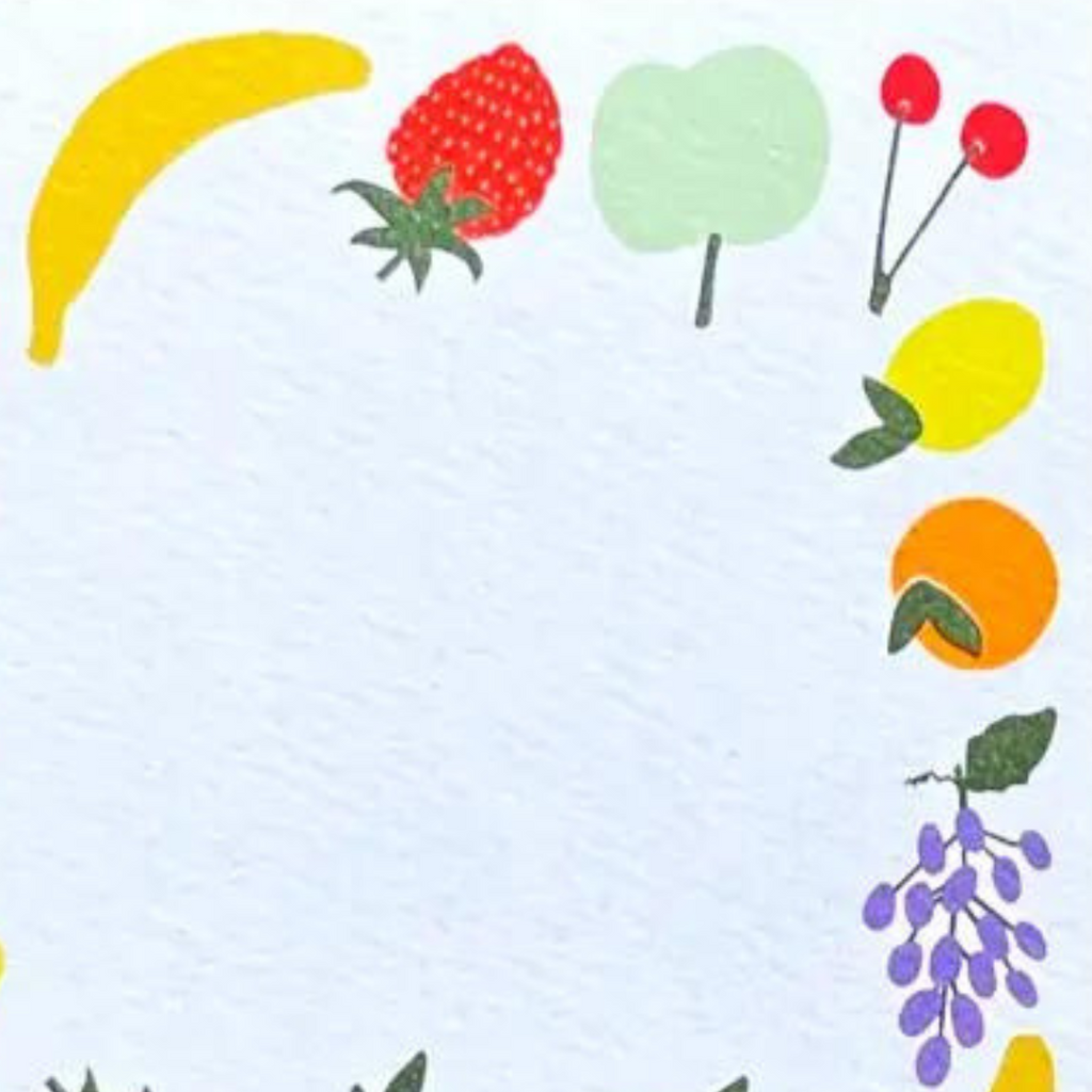 Small Square Notes: Fruit - Freshie & Zero Studio Shop