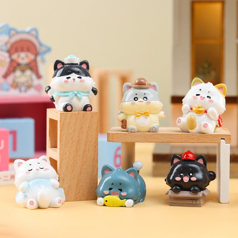 Kitten Hakimi's Meow Life Cat Figurine Blind Box - Freshie & Zero Studio Shop