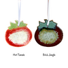 Ceramic Glass Ornament - Tomato - Freshie & Zero Studio Shop