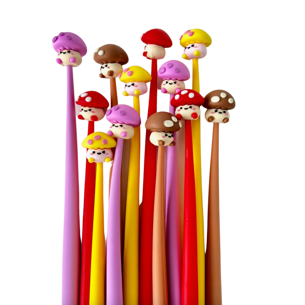 Happy Mushroom Wiggle Gel Pen - Freshie & Zero Studio Shop