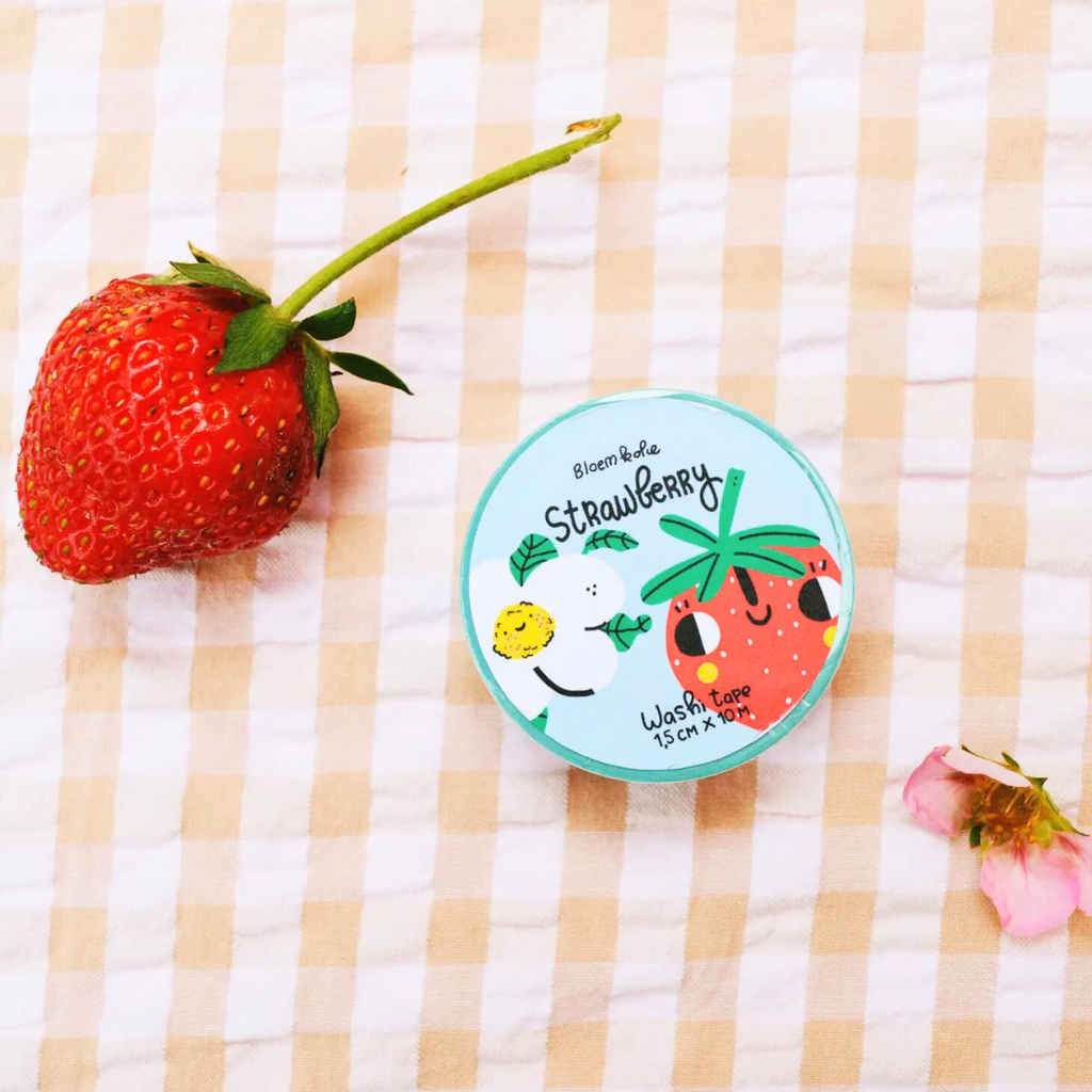 Sweet Strawberry Washi Tape - Freshie & Zero Studio Shop