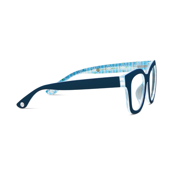 Peepers x Laura Park Reading Glasses: Center Stage - Navy/Chalet Charm - Freshie & Zero Studio Shop