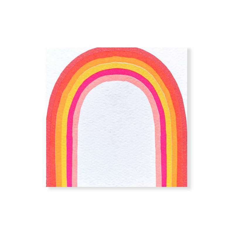 Small Square Notes: Neon Arches - Freshie & Zero Studio Shop