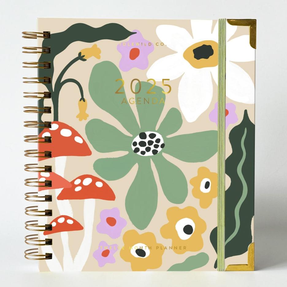 Idlewild 2025 Planner Flowers and Mushrooms Freshie & Zero