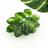 Acetate Leaf Hair Claw Clip, Monstera Leaf Hair Clip: Green A - Freshie & Zero Studio Shop