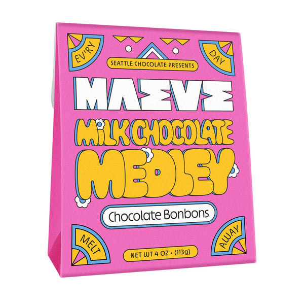 Milk Chocolate Medley Bonbon Box - 4oz - Freshie & Zero Studio Shop