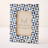 Varuna Cobalt Carved Bone Picture Frame - 4 x 6 - Freshie & Zero Studio Shop