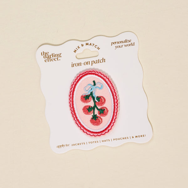 Tomato Vine Iron-on Patch - Freshie & Zero Studio Shop