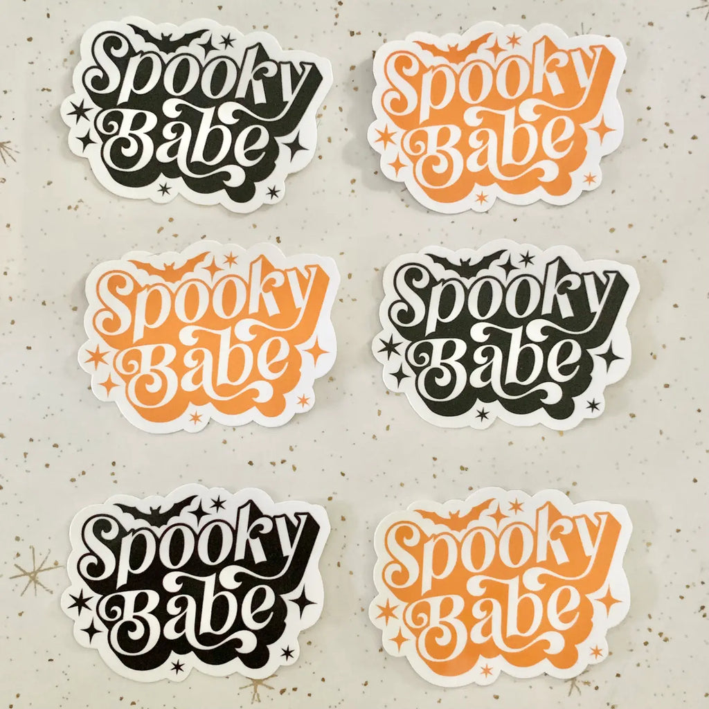 Spooky Babe Sticker - Freshie & Zero Studio Shop