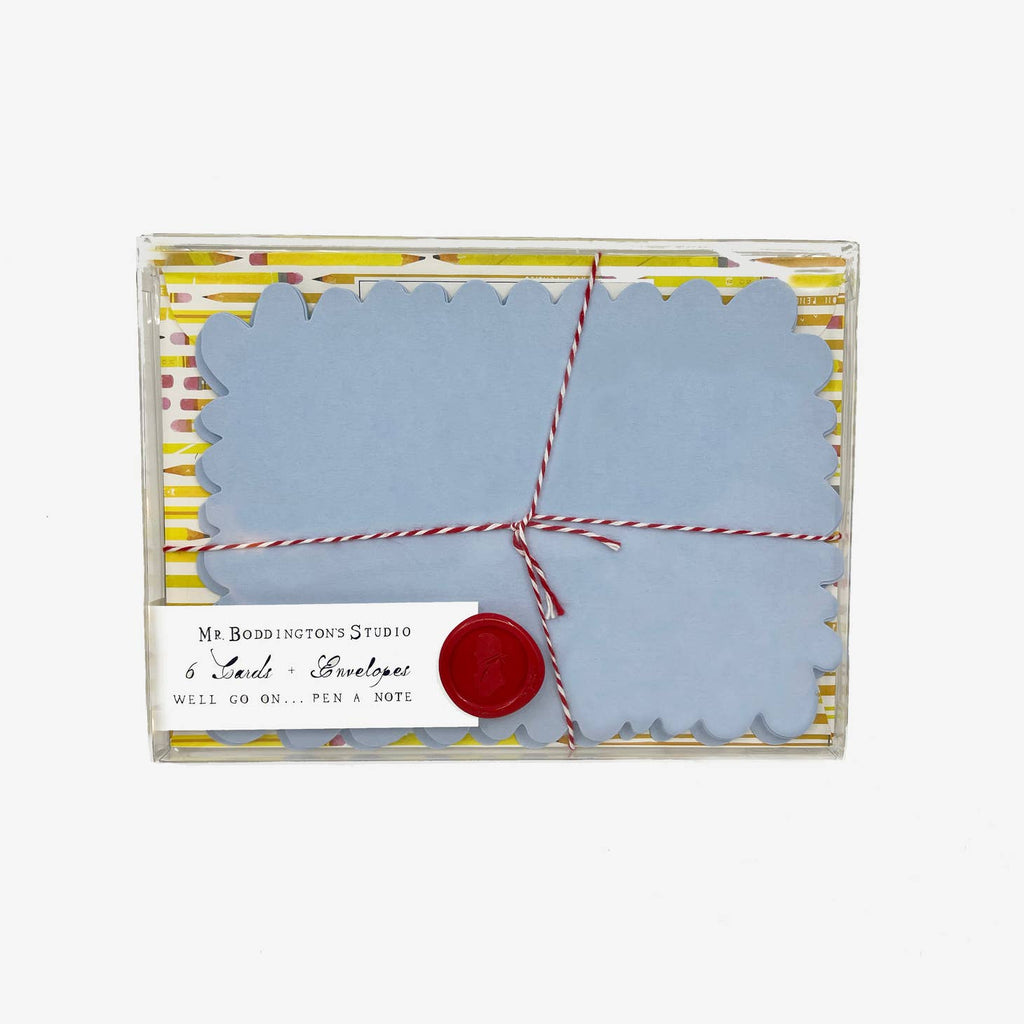 Pencil Notecards by Mr. Boddington's Studio - Freshie & Zero Studio Shop