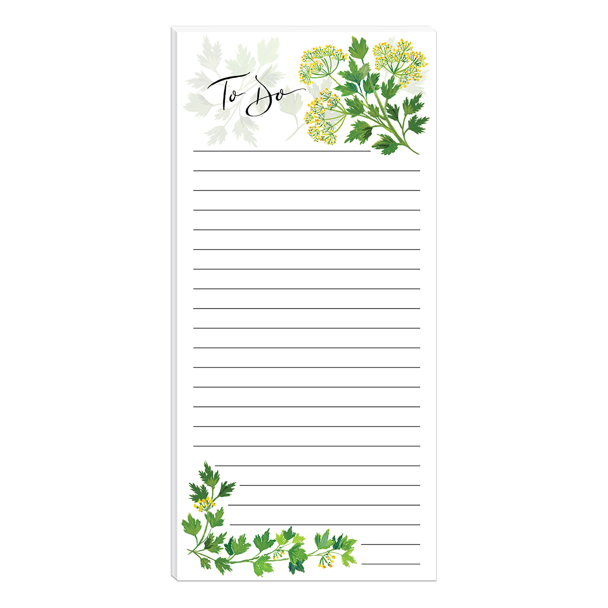 Parsley Magnetic To Do List Notepad Freshie Zero Parsley magnetic to do list notepad freshie zero