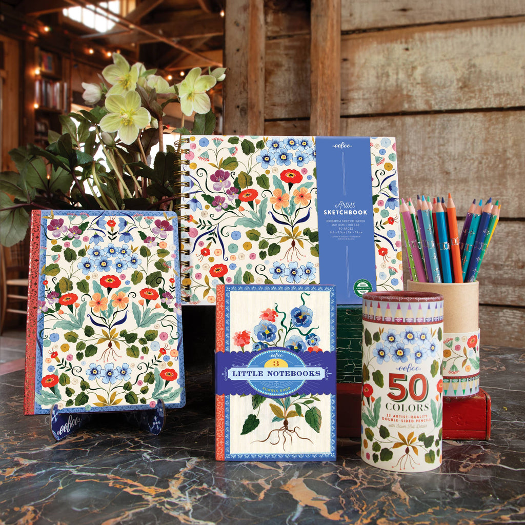 Flora's Luxe Gilded Journal - Freshie & Zero Studio Shop