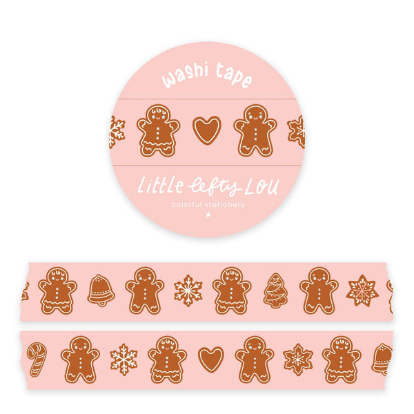 Gingerbread Cookies Washi Tape - Freshie & Zero Studio Shop
