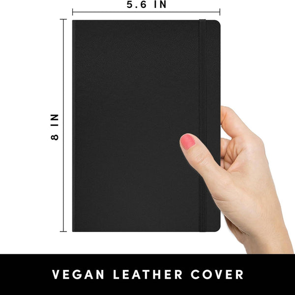 Paperage Sage Grid Lay-Flat Notebook with sage green cover and grid pages