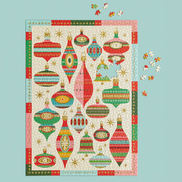 Vintage Ornaments 1000 Piece Jigsaw Puzzle - Freshie & Zero Studio Shop