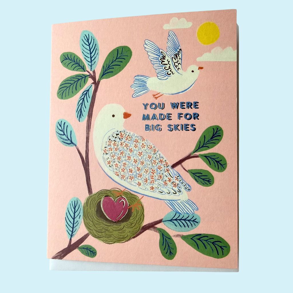 You Were Made for Big Skies Greeting Card - Freshie & Zero Studio Shop